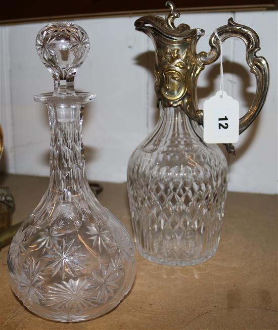 Claret jug & decanter